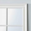 Window Wall Mirror 90x60cm White