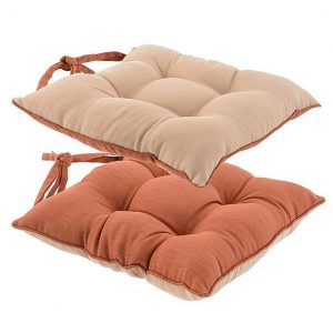 Solar Terracotta Reversible Seat Pad