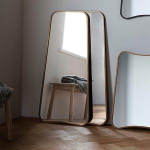 Kurva Gold 122x59cm Leaner Mirror