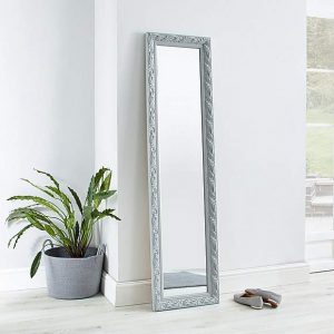 Decorative Leaner Mirror 166x45cm Grey