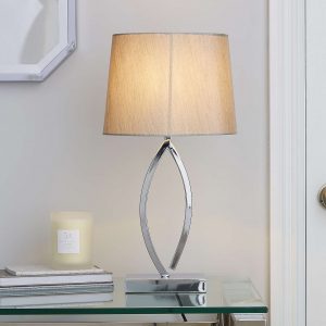 Como Table Lamp Chrome Shade