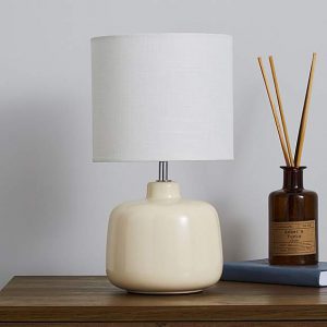 Oslo Ceramic Cream Table Lamp