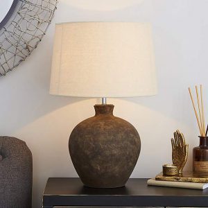 Santiago Large Washed Urn Table Lamp