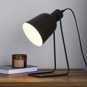 Sivas Leaning Wire Black Task Desk Lamp