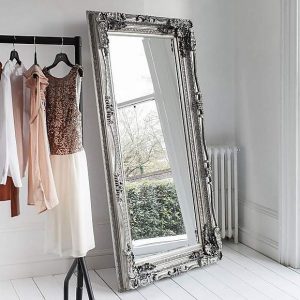 Louis Silver 176x90cm Leaner Mirror